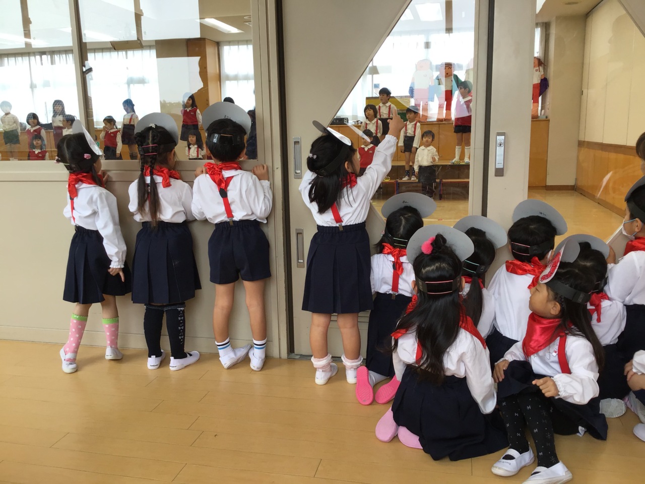 明善幼稚園、制服、体操着、カバン、帽子